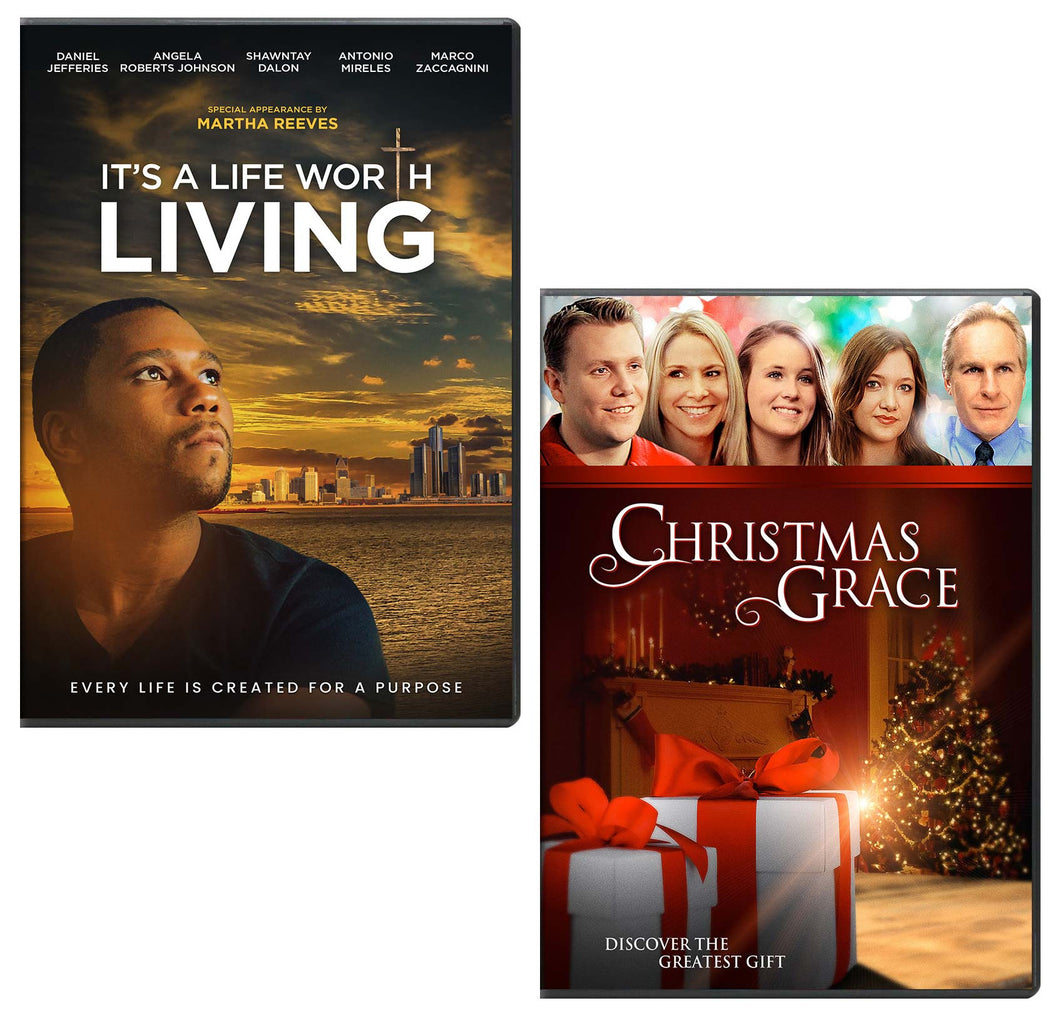 It's A Life Worth Living & Christmas Grace - DVD 2-Pack